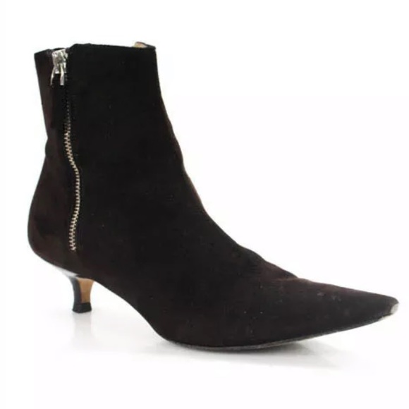 MICHAEL KORS BROWN SUEDE ANKLE BOOT SIZE 6.5 - Picture 1 of 6